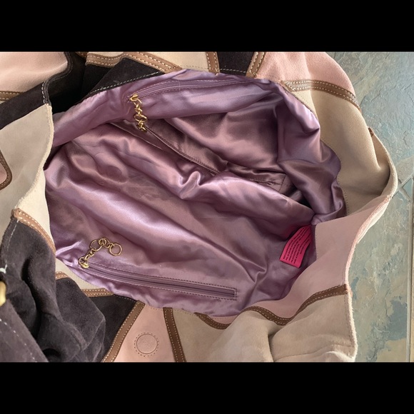 Juicy Couture suede purse with leather handles - Picture 4 of 8
